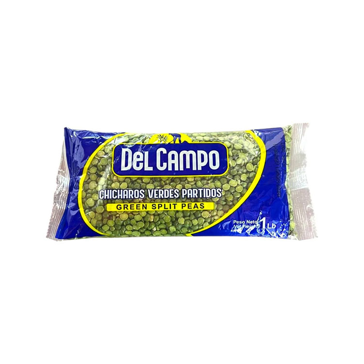 Chícharos verdes partidos Del Campo 1lb